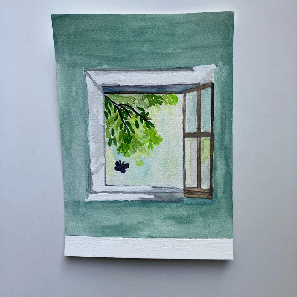 Window View Original Painting